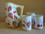 Pitcher and Mugs